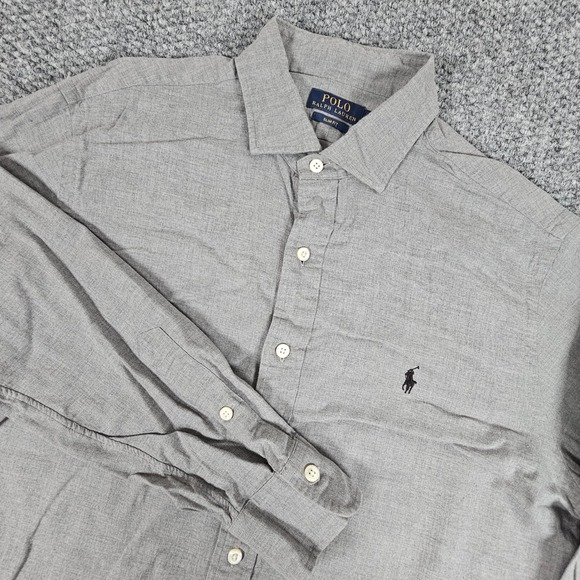 Polo Ralph Lauren Other - Polo Ralph Lauren Men's Gray Long Sleeve Button Up Shirt Slim Fit Pony‎ Logo
